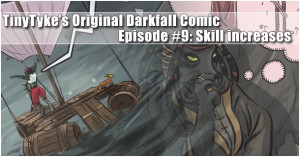 Darkfall Comic: Skill increases